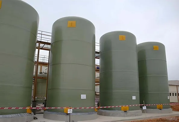 Kazakhstan Chemical Plant — Large-Scale FRP Storage Tank Project Kazakhstan Chemical Plant — Large-Scale FRP Storage Tank Project