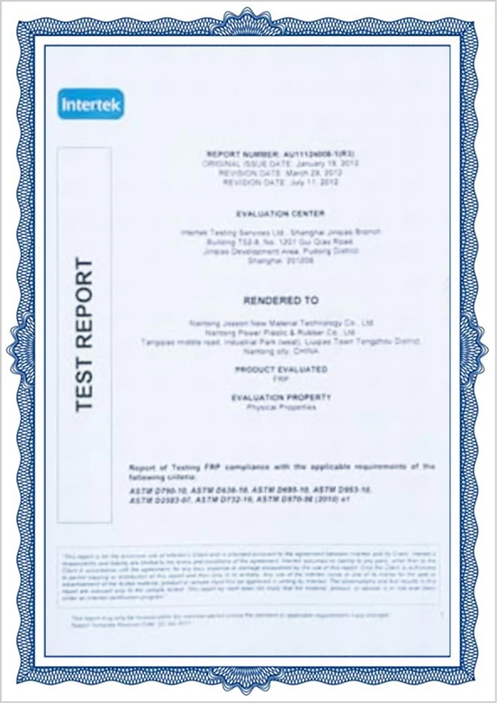 ASTM E-84 Fire Rating Certification