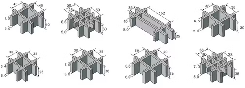 Fiberglass FRP GFRP Grating Grille