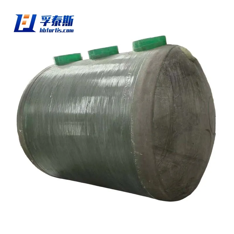 Fiberglass GFRP FRP Filament Winding Septic Tank for schools hospital factory FT-STT10a