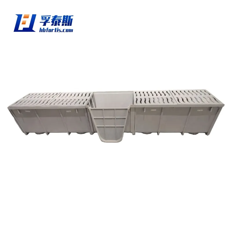 Fiberglass GFRP FRP Drainage channel Irrigation channel for electroplat plant pickling  FT-DC41