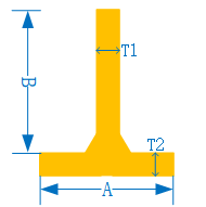 Fiberglass GFRP FRP Angle T-shaped steel for wall keel support cable support FT-ATS12