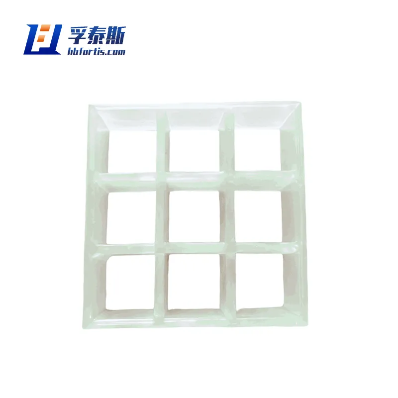 Fiberglass GFRP FRP grating grille for stair tread walkway FT-G3838b