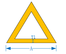 Fiberglass GFRP FRP Triangleq for equipment support platform skeleton guardrails  FT-T