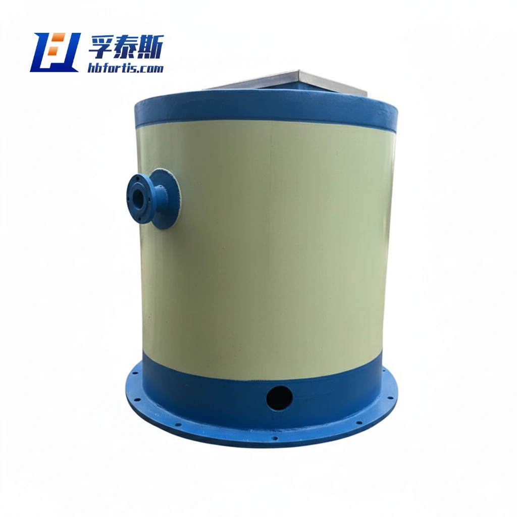 Fiberglass GFRP FRP Integrated prefabricated pumping station for Rainwater collection FT-PPS1