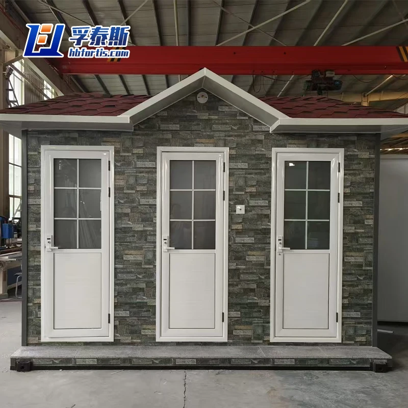 Mobile Toilet custom-made  Metal carved panel bamboo fiberboard MTC-2