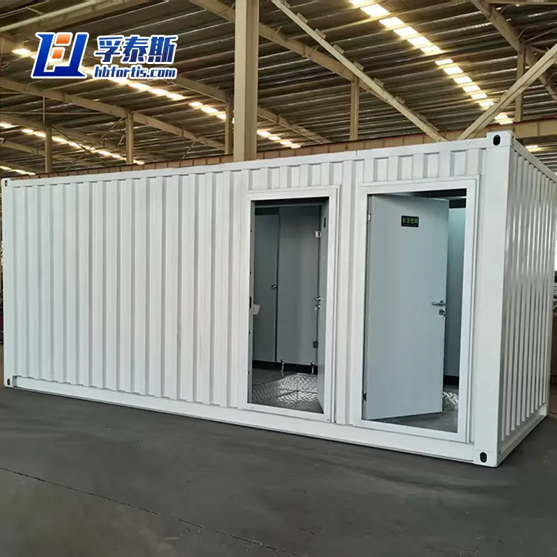Mobile Toilet custom-made Corrugated steel plate bamboo fiberboard glass wool foam MTC-1