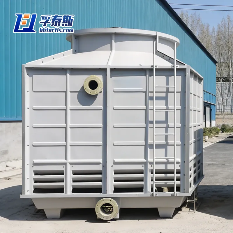 Fiberglass GFRP FRP Square Cross Flow Cooling Tower For Manufacturing industry HBLD-300