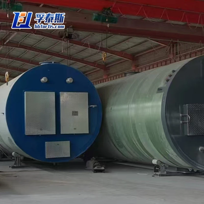 Fiberglass GFRP FRP Integrated prefabricated pumping station for wastewater treatment FT-PPS2