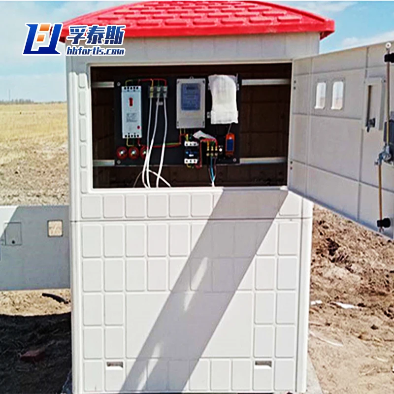Fiberglass GFRP FRP Electric Well House for Oil & Gas Well Electrical Equipment Protection FT-EWH1