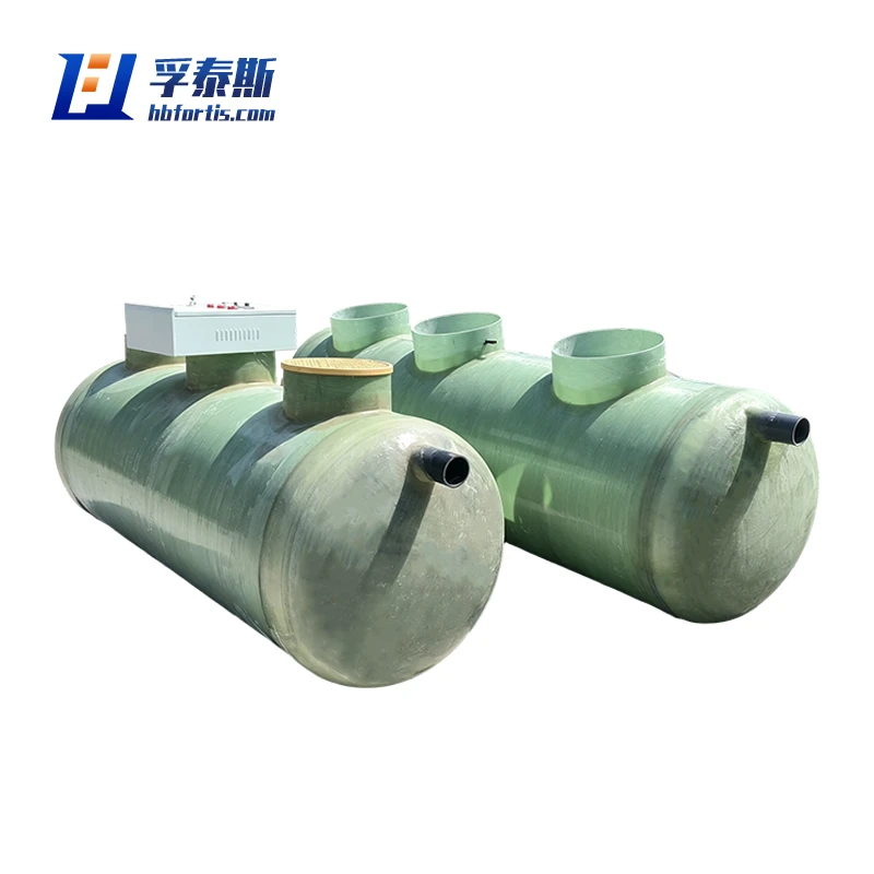 Fiberglass GFRP FRP Domestic Sewage Treatment Equipment for Small Schools & Rural Clinics FT-DSTE1