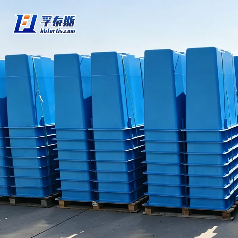Fiberglass GFRP FRP outdoor garbage bin storage for Weatherproof & Odor-Resistant FT-GB1