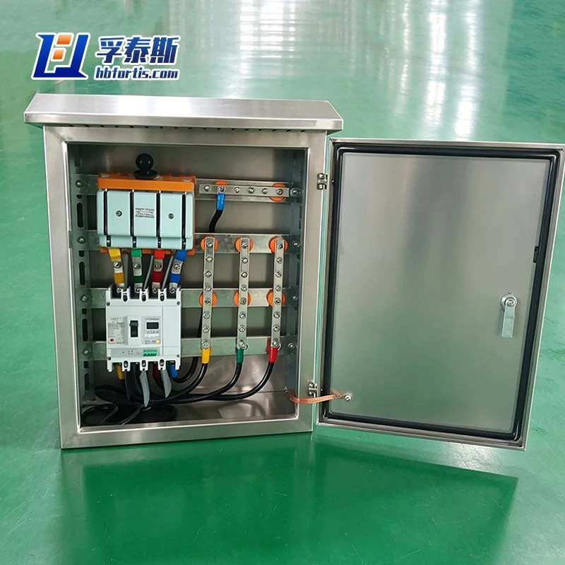 Electric Power System 201 Stainless Steel Low Voltage Cable Distribution Box FT-EMC15
