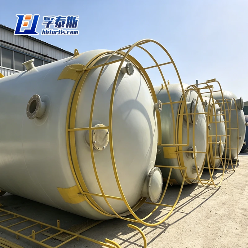Fiberglass GFRP FRP Horizontal Storage Tank for Corrosion-Resistant for Chemicals FT-HST30a