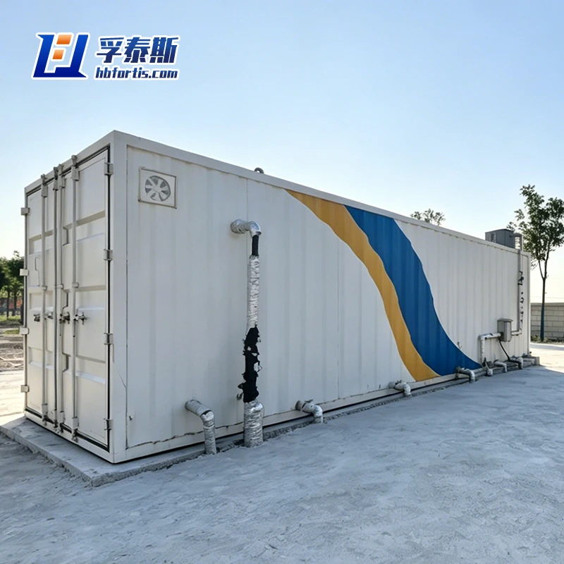 Containerized MBBR Sewage Treatment Equipment for Meet EPA Discharge Standards FT-STE1
