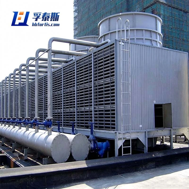 Fiberglass GFRP FRP Square Cross Flow Cooling Tower for Manufacturing industry AHBLG-700