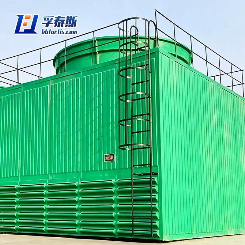 China Square Cross Flow FRP Cooling Tower AHBLCD-700 for HVAC | Factory Direct Exporter