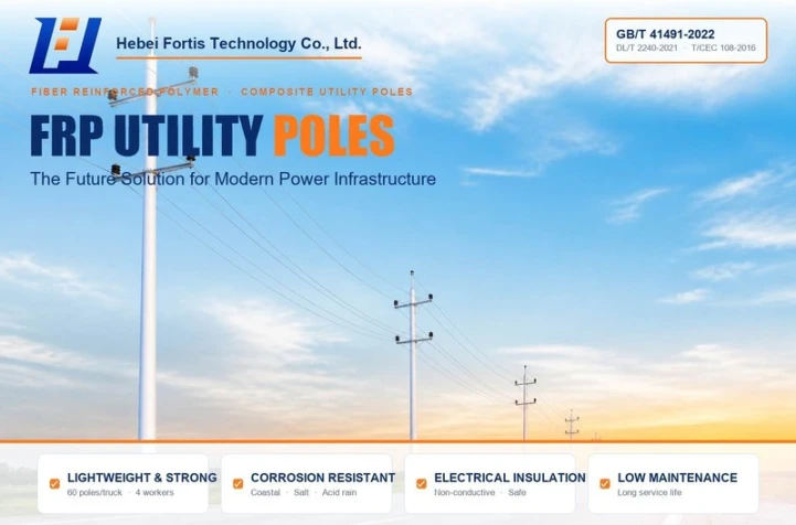 The Future Solution for Modern Power Infrastructure&mdash;FRP Utility Poles