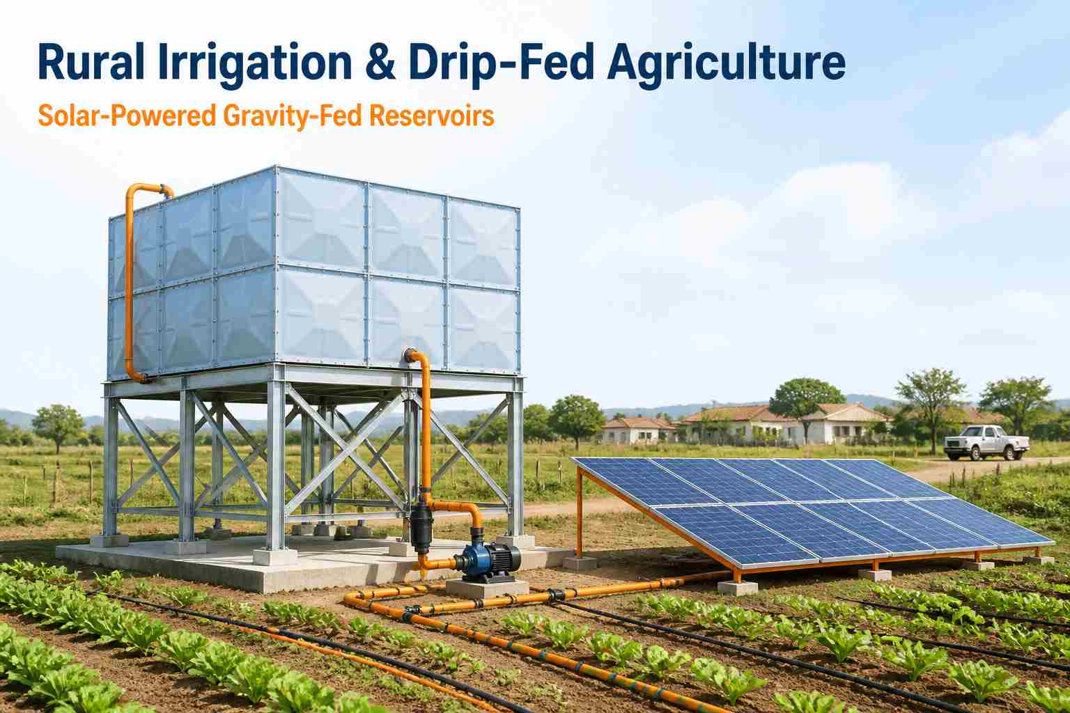 FRP Panel Water Tank Exporter | Potable & Fire Storage Solutions for Africa & SE Asia