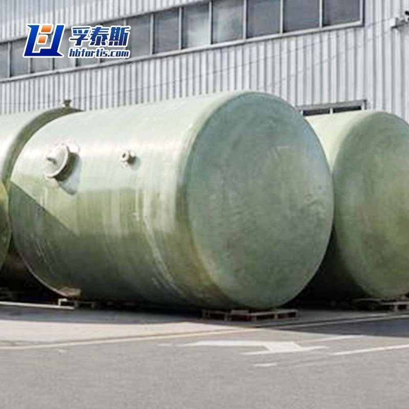 FRP Horizontal Storage Tank Chemical | Factory-Direct Supply
