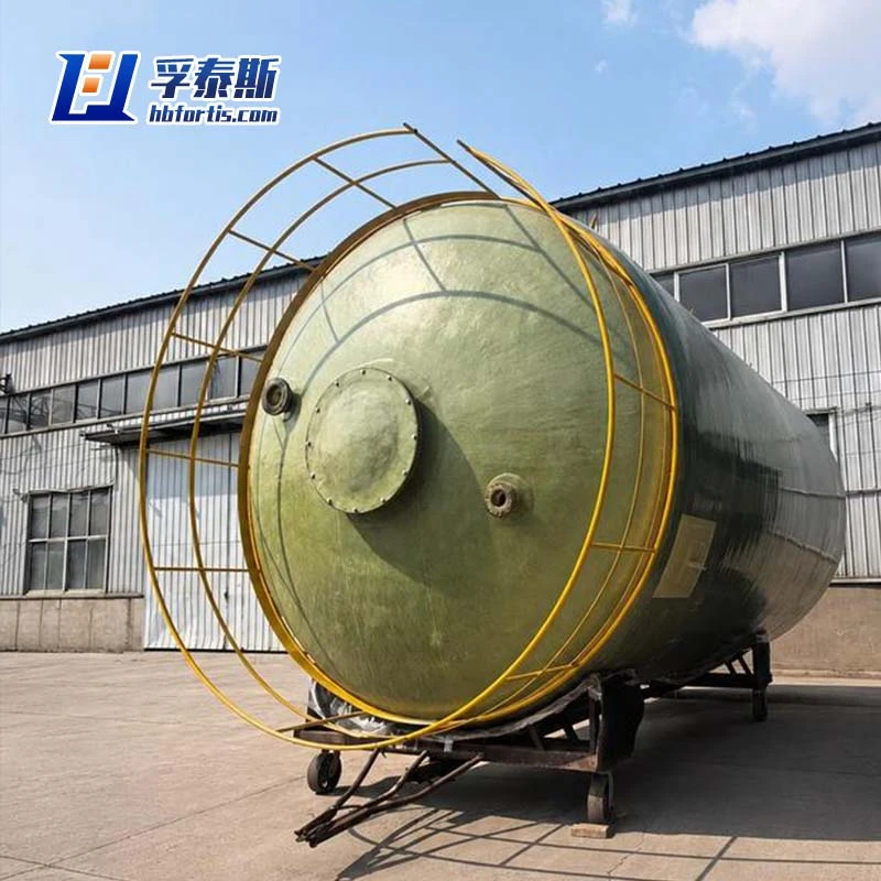 FRP Vertical Storage Tank for Water Treatment Factory-Direct Supplier