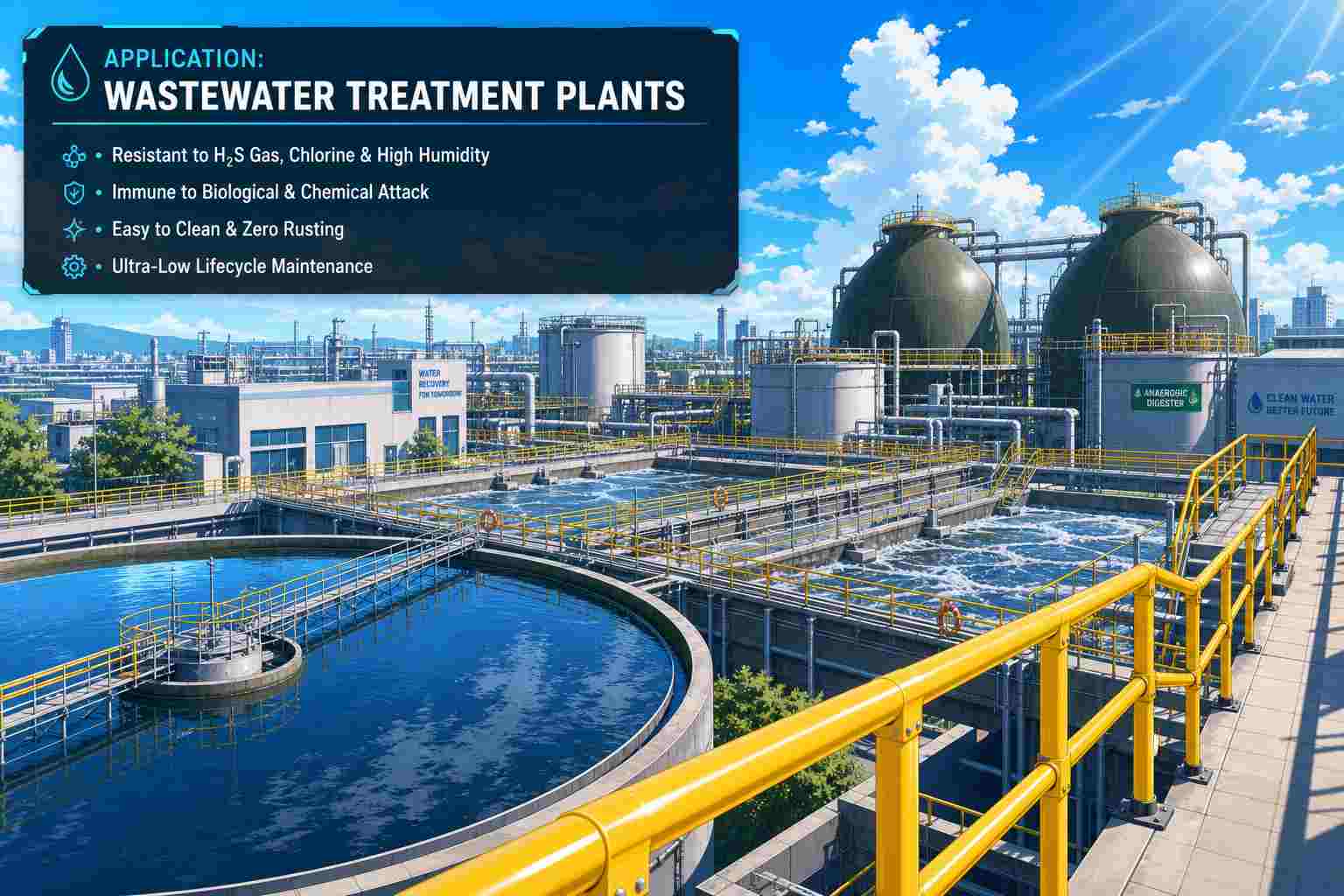 FRP Handrail Supplier for Chemical Plants | Direct Sales from Chinese Factory