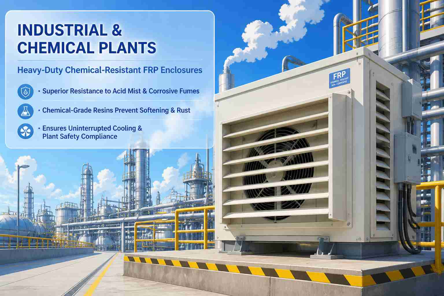 FRP Air Conditioner Protective Cover for HVAC China Factory Direct Exporter