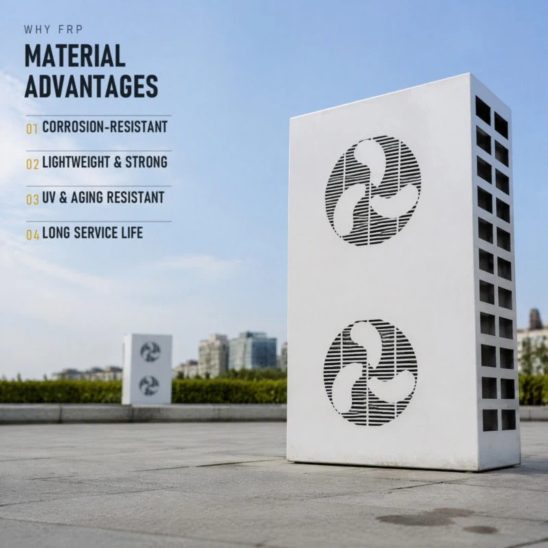 FRP Air Conditioner Protective Cover for HVAC China Factory Direct Exporter