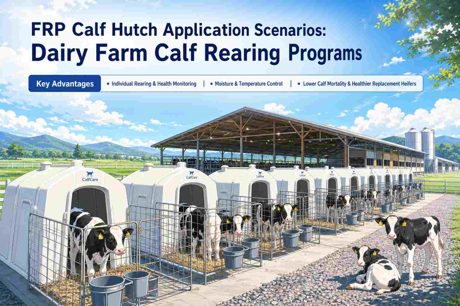FRP Calf Hutch for Dairy Farm & Livestock Housing | China Factory Direct Exporter